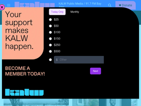 'kalw.org' screenshot