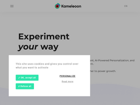 'kameleoon.com' screenshot