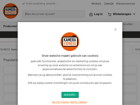 'kamera-express.nl' screenshot