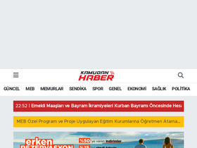 'kamudanhaber.net' screenshot