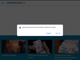 'kamupersoneli.net' screenshot