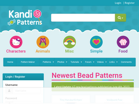 'kandipatterns.com' screenshot
