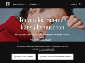 'kansallismuseo.fi' screenshot