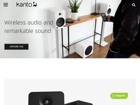 'kantoaudio.com' screenshot
