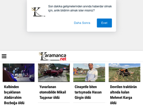 'karamanca.net' screenshot