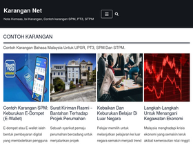 'karangan.net' screenshot