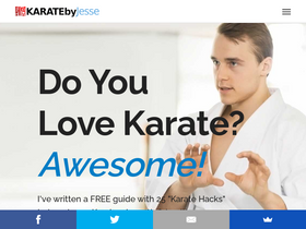'karatebyjesse.com' screenshot