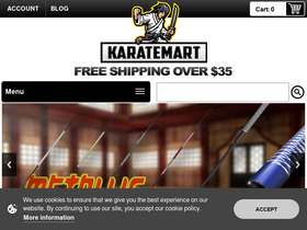 'karatemart.com' screenshot