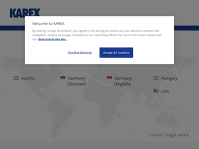 'karex.com' screenshot