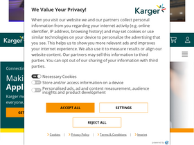 'karger.com' screenshot