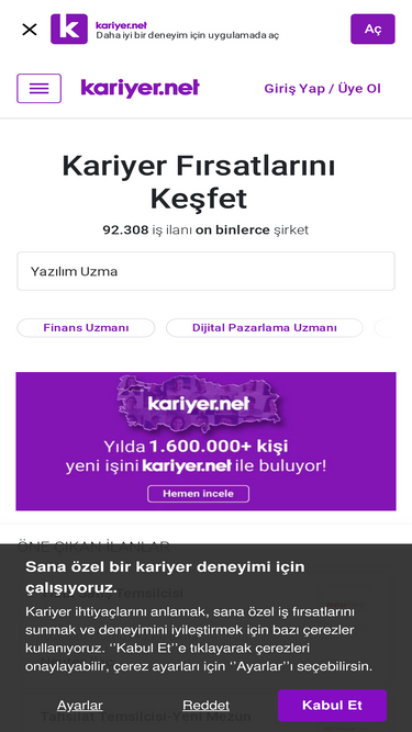 Kariyer Net Analytics Market Share Stats Traffic Ranking