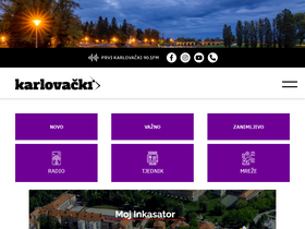 'karlovacki.hr' screenshot