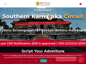 'karnatakatourism.org' screenshot