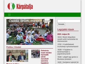 'karpataljalap.net' screenshot