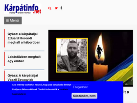 'karpatinfo.net' screenshot