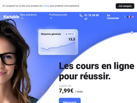 'kartable.fr' screenshot