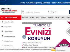'kartalotomasyon.com.tr' screenshot