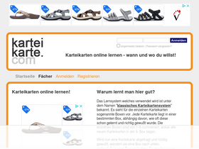 'karteikarte.com' screenshot