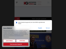 'kastamonuguncel.com' screenshot