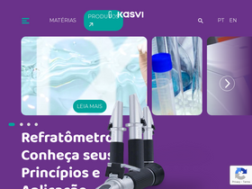 'kasvi.com.br' screenshot