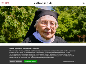 'katholisch.de' screenshot