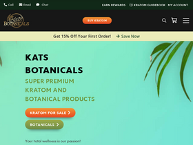 'katsbotanicals.com' screenshot