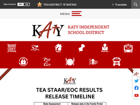 'katyisd.org' screenshot