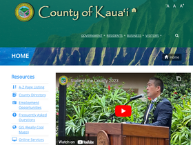 'kauai.gov' screenshot