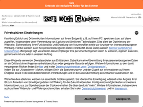 'kaufdichgluecklich-shop.de' screenshot
