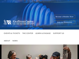 'kauffmancenter.org' screenshot