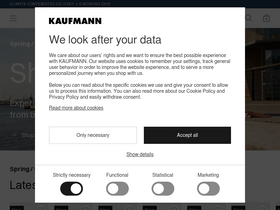'kaufmann-store.com' screenshot