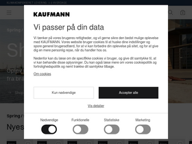 'kaufmann.dk' screenshot