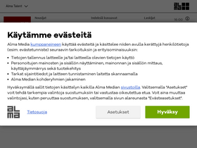 'kauppalehti.fi' screenshot