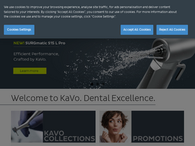 'kavo.com' screenshot