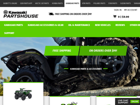 'kawasakipartshouse.com' screenshot