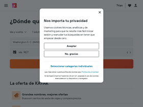'kayak.es' screenshot