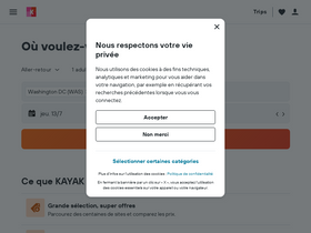 'kayak.fr' screenshot