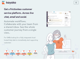 'kayako.com' screenshot