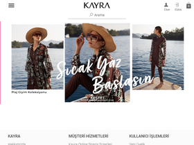 'kayra.com' screenshot