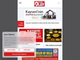 'kayseriolay.com' screenshot