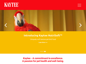 'kaytee.com' screenshot