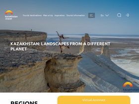 'kazakhstan.travel' screenshot