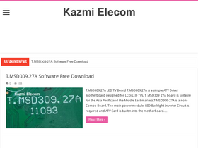 'kazmielecom.com' screenshot