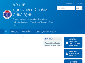 'kcb.vn' screenshot