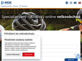 'kckcyklosport.cz' screenshot