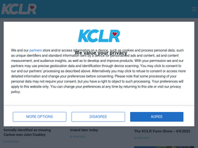 'kclr96fm.com' screenshot