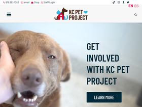 'kcpetproject.org' screenshot