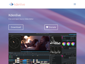 'kdenlive.org' screenshot