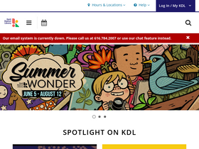'kdl.org' screenshot