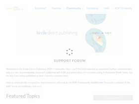 'kdpcommunity.com' screenshot